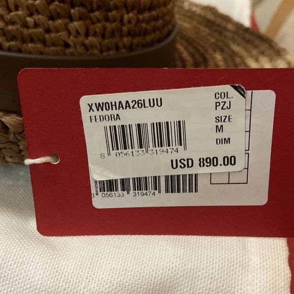 New Valentino Garavani Brown Fedora VLogo Hat Medium with Dust bag & card! - Picture 2 of 7